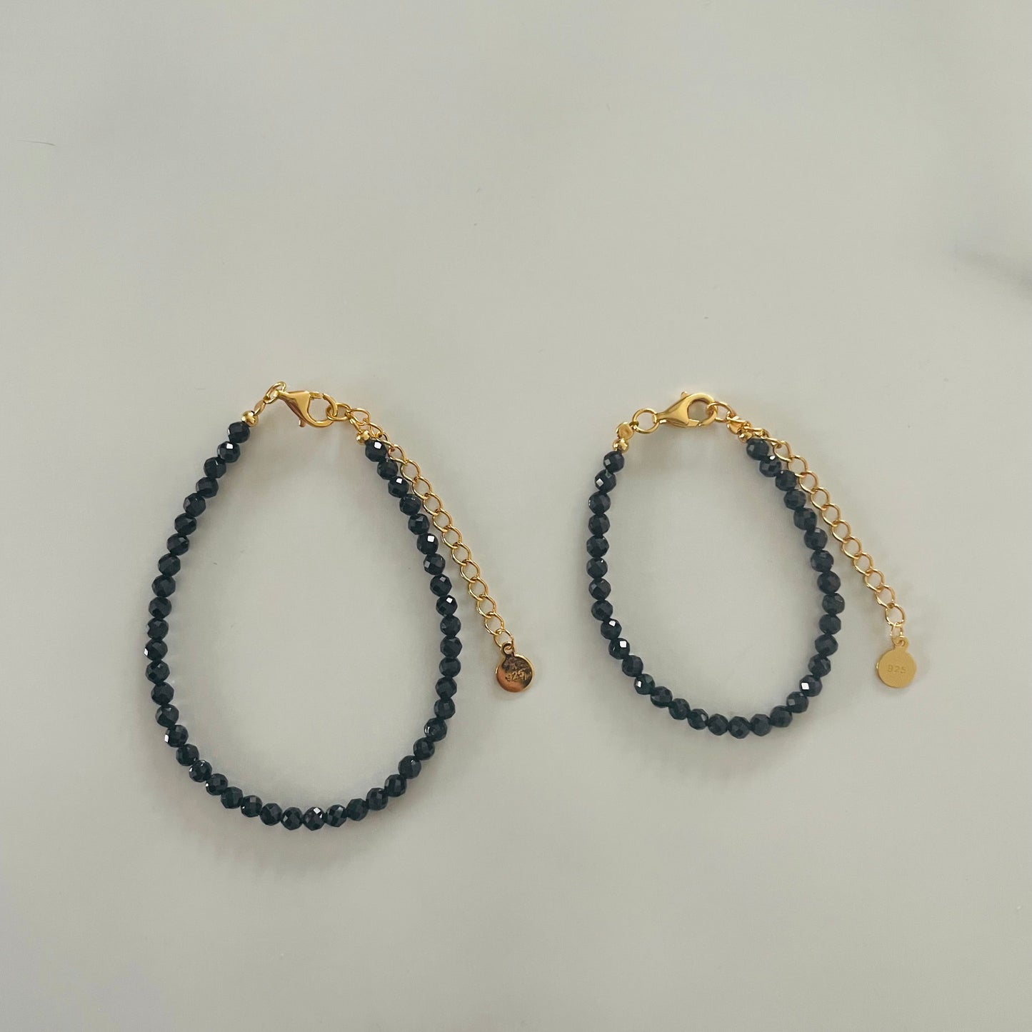 Black Onyx Beaded Bracelets (Adult & Child)
