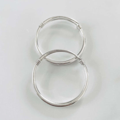 925 Sterling Silver Bangle / Kada Pair