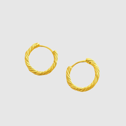 18K Gold Vermeil Mini Hoop Earrings