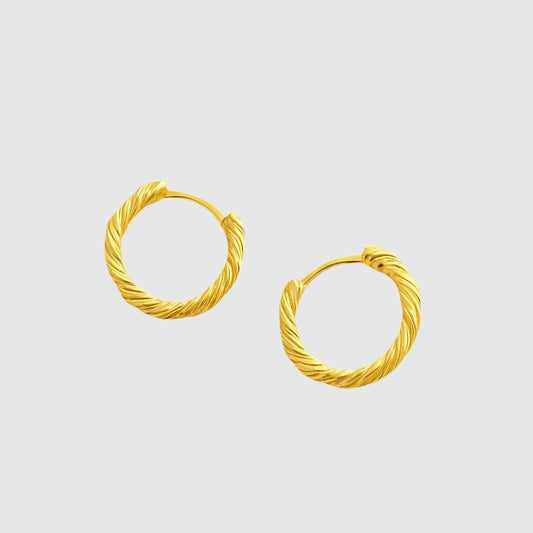 18K Gold Vermeil Mini Hoop Earrings