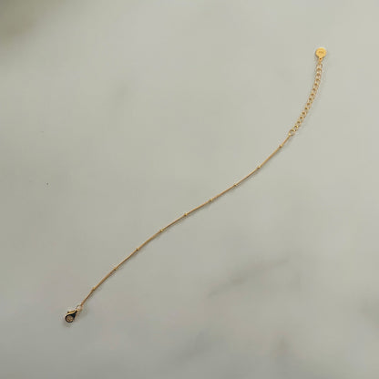 Elegant 925 Sterling Silver 18K Gold Plated Bracelet (Adult)