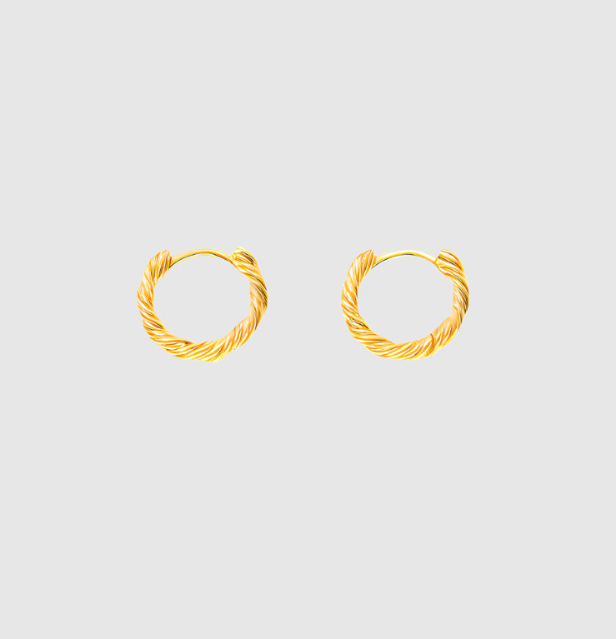 18K Gold Vermeil Mini Hoop Earrings