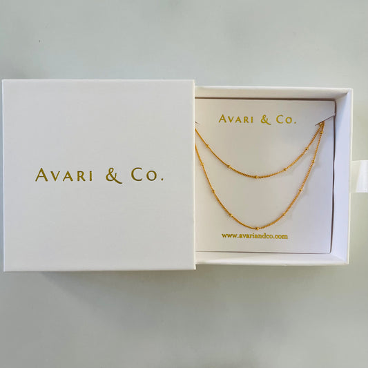 925 Sterling Silver 18K Gold Plated Bracelet Set (Adult & Child)