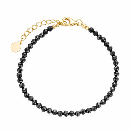 Black Oynx Beaded Bracelet (Adult)