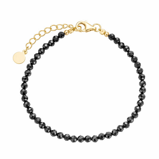 Black Oynx Beaded Bracelet (Adult)