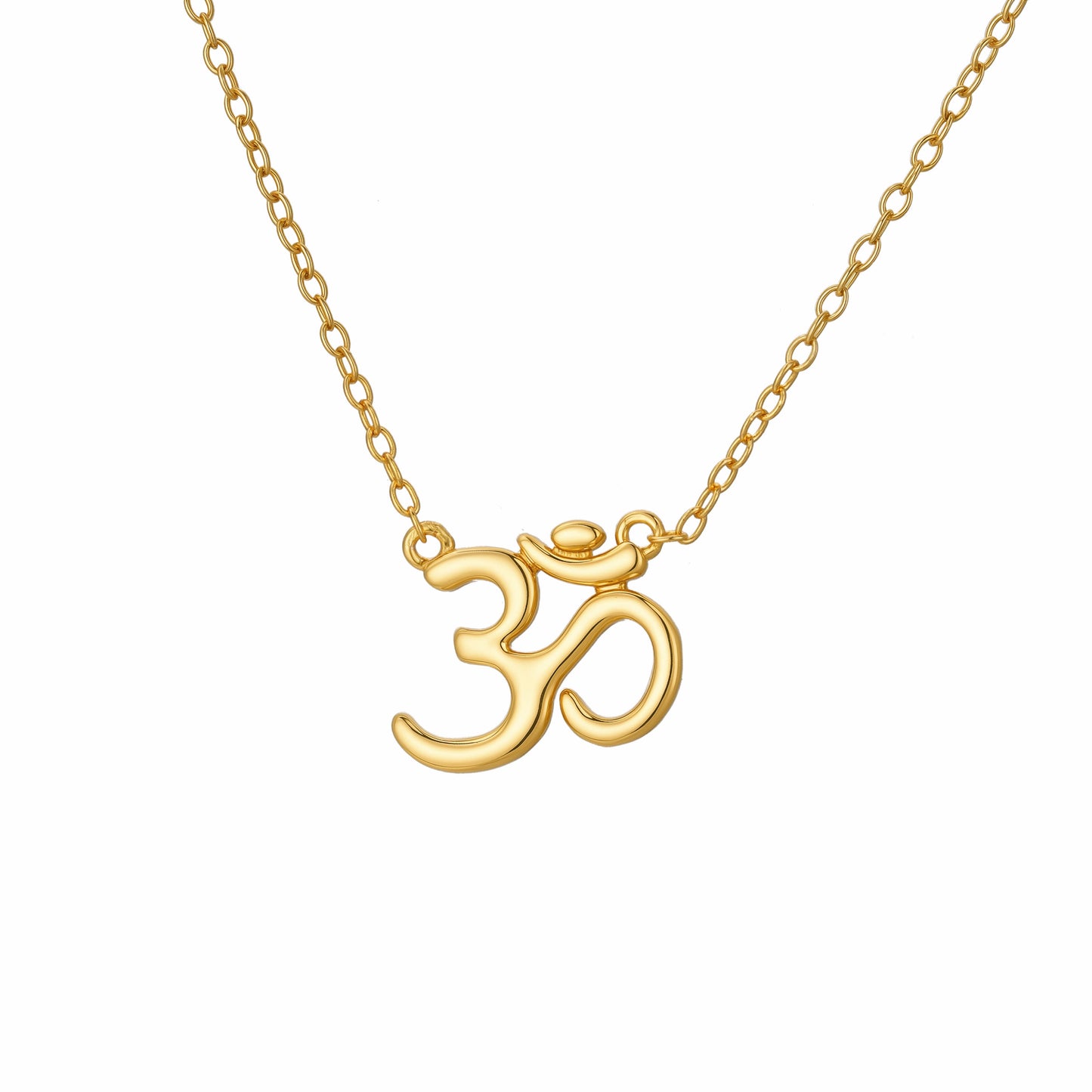 Aum Pendant Necklace – 18k Gold Vermeil